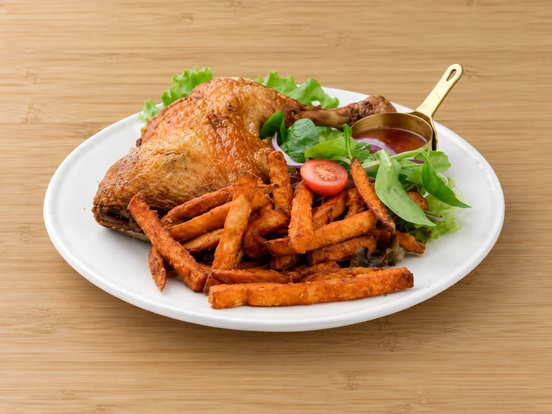 F4. Cuisses de poulet frites à la citronnelle