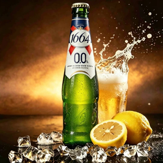 Bière sans alcool 1664