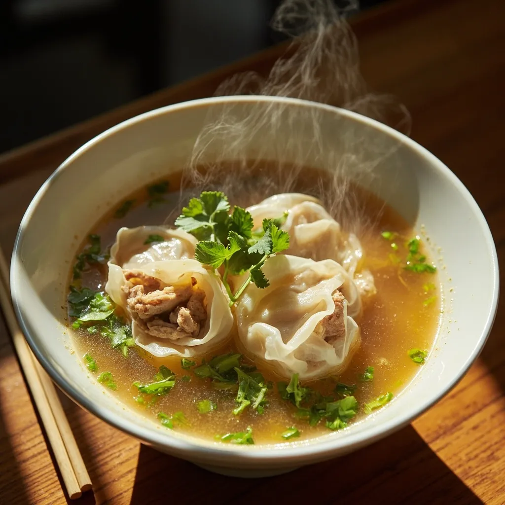 H1 - Soupe de raviolis au porc (wontons)