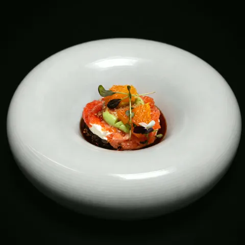 t77 - Black hamburger saumon