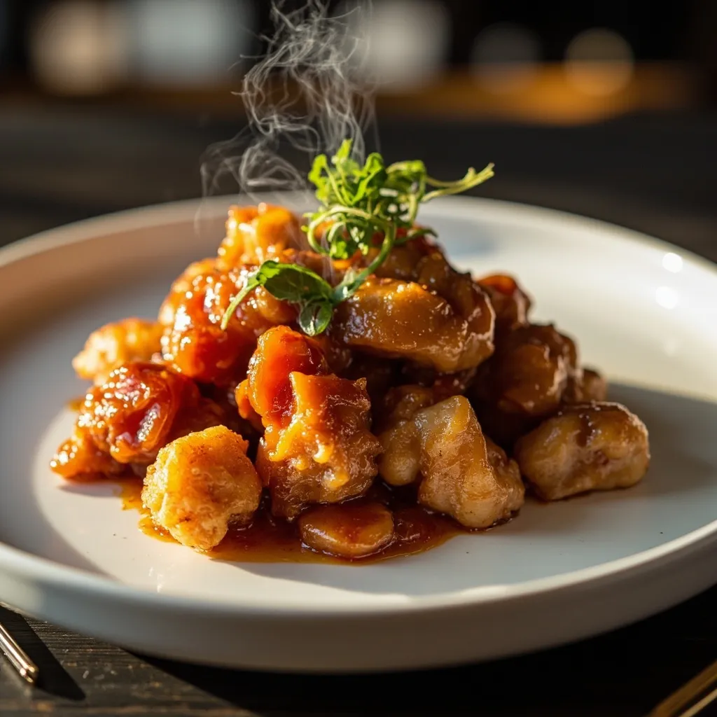 P2 - Porc frit à la sauce aigre-douce (Sweet and Sour Pork)