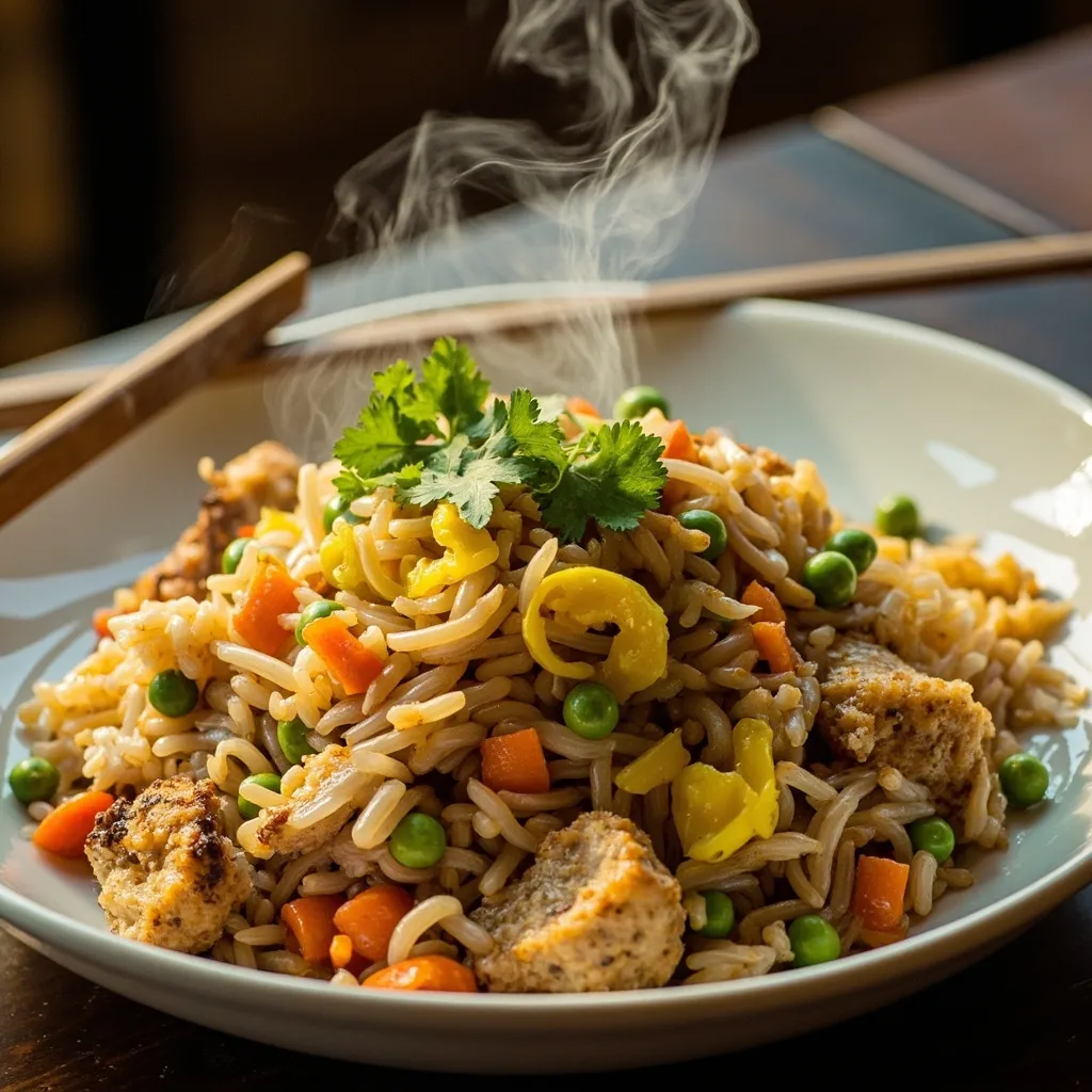 R2 - Riz sauté au poulet (Chicken fried rice)