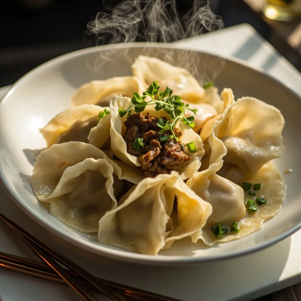 A1 - Raviolis aux trois délices de viande (Grand, 15 pièces)