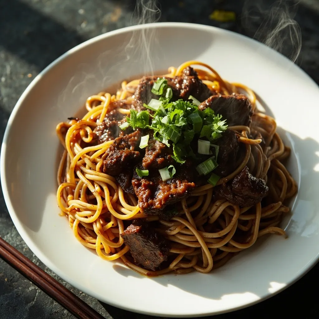 N3 - Nouilles sautées au bœuf