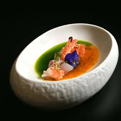 s52 - Sashimi crevettes roses douces