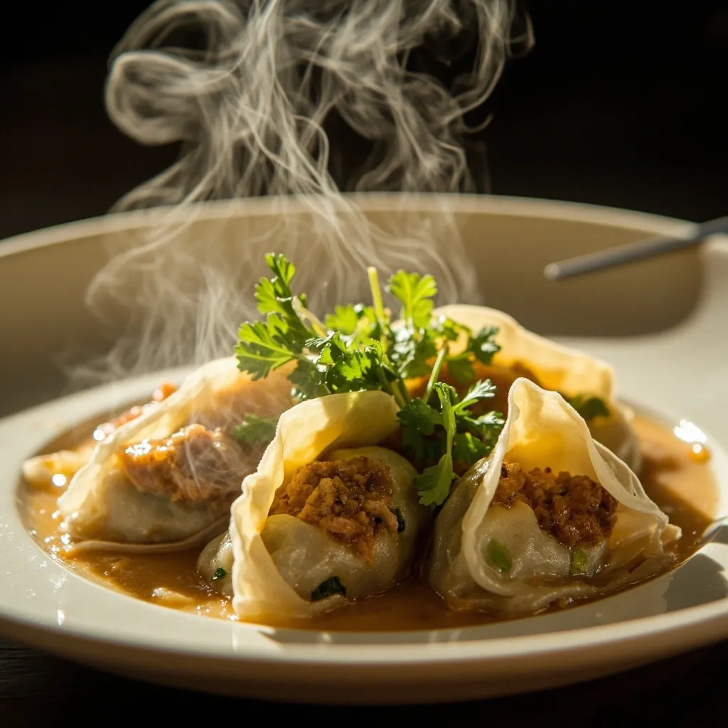 A3 - Raviolis Porc et coriandre (Grand, 15 pièces)