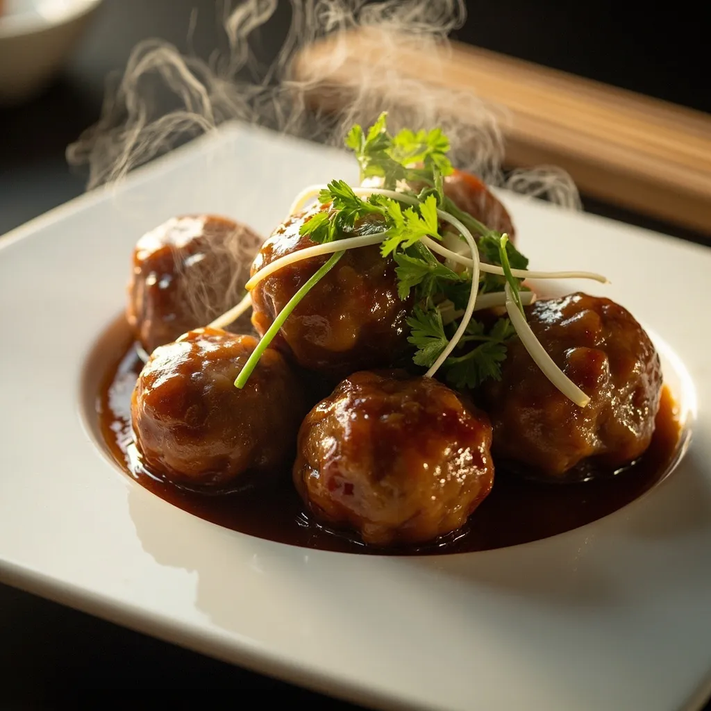 P3 - Boulettes de porc braisées (Brassed Pork Meatballs)