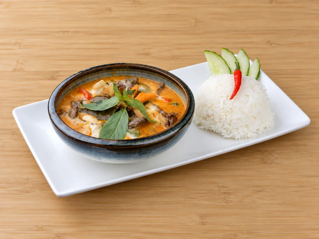 PA1. Bœuf thaï au curry rouge