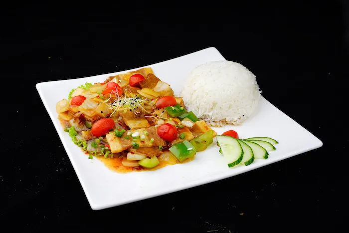 V2. Porc sauce Piquante