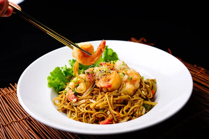 NO3. Nouilles sautées aux crevettes