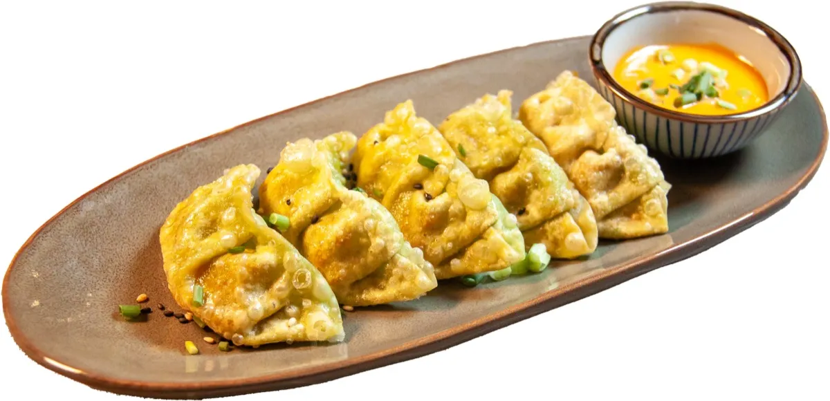 炸素餃子/雞肉餃子 Raviolis végétariens ou poulet frits ou vapeur