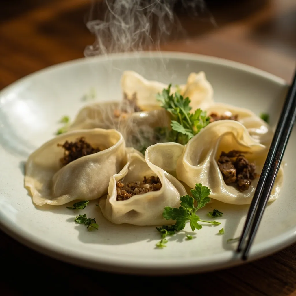 A1 - Raviolis aux trois délices de viande (Petit, 8 pièces)