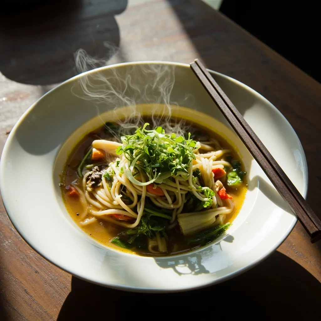 S1 - Soupe de nouilles aux légumes