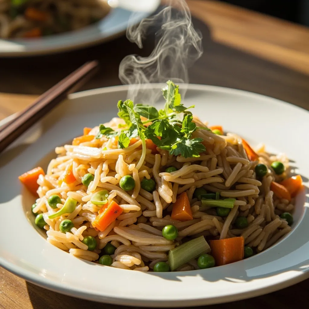 R1 - Riz sauté (sans viande, Fried rice without meat)