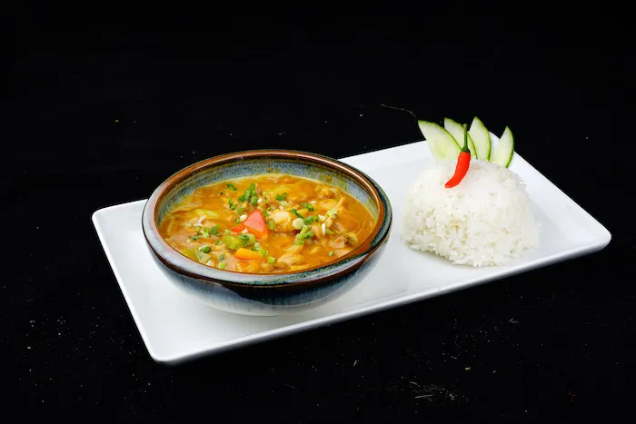 PA2. Poulet thaï curry rouge