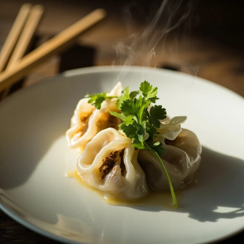 A3 - Raviolis Porc et coriandre (Petit, 8 pièces)